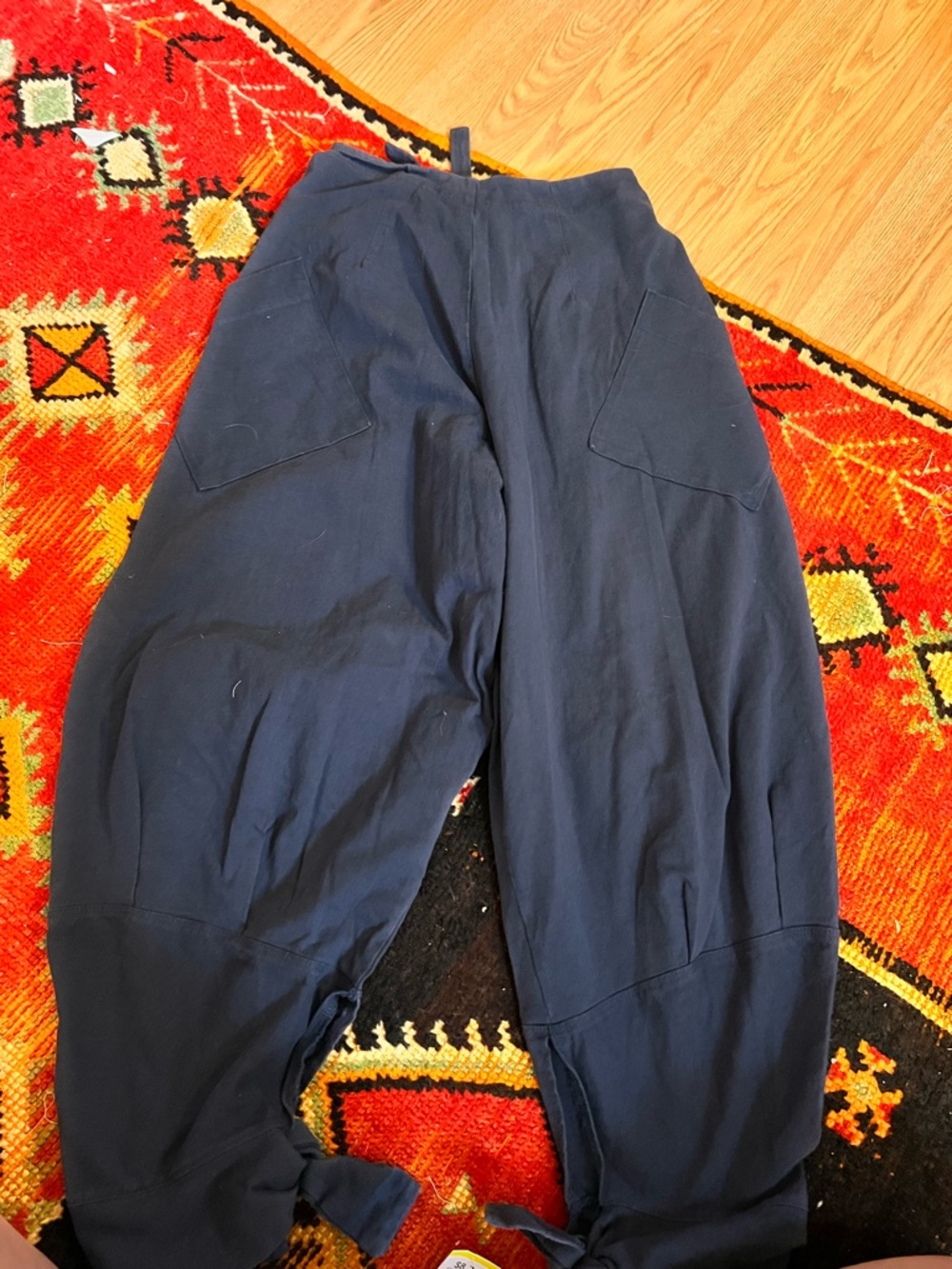 Women's Navy Relaxed Fit Jogger Pants